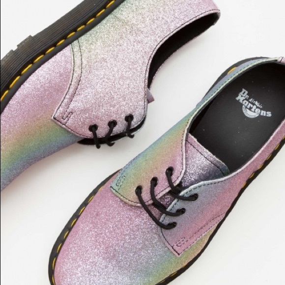 1461 Dr. Martens Glitter Pu Shoes - Multi Glitter - Picture 5 of 6